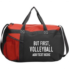 But First Custom Volleyball