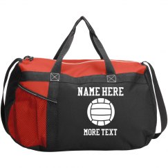 Volleyball Player Name Bag
