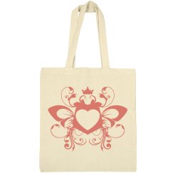 Butterfly heart tote