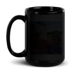 15oz Black Glossy Mug