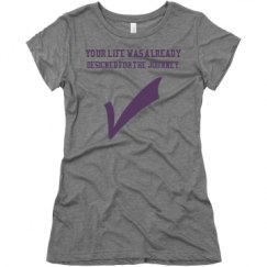 Ladies Slim Fit Super Soft Triblend Tee