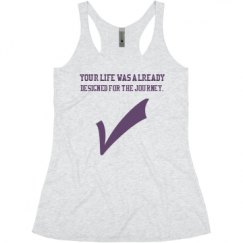 Ladies Slim Fit Super Soft Racerback Triblend Tank