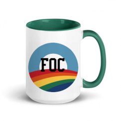 15oz Ceramic Mug with Color Inside