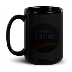 15oz Black Glossy Mug