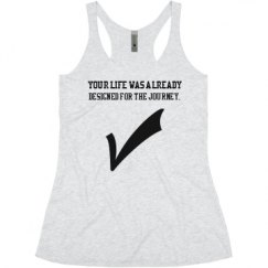 Ladies Slim Fit Super Soft Racerback Triblend Tank