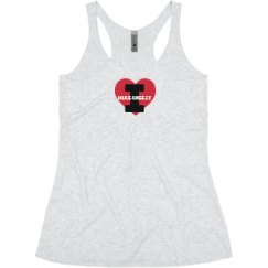 Ladies Slim Fit Super Soft Racerback Triblend Tank