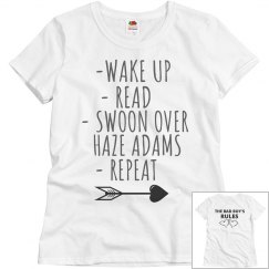 SWOON OVER HAZE ADAMS T-SHIRT