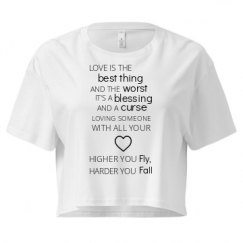 Ladies Festival Cali Crop Top Tee