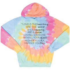 Unisex Tie-Dye Fleece Hoodie