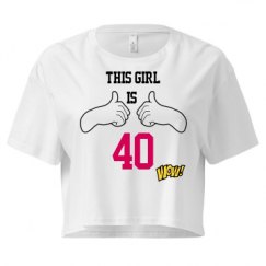 Ladies Festival Cali Crop Top Tee