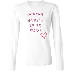 Ladies Relaxed Fit Basic Long Sleeve Tee