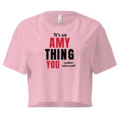 Ladies Festival Cali Crop Top Tee