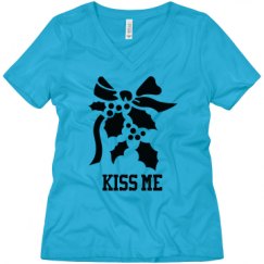 Ladies Relaxed Fit V-Neck Tee