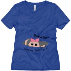 Ladies Relaxed Fit V-Neck Tee