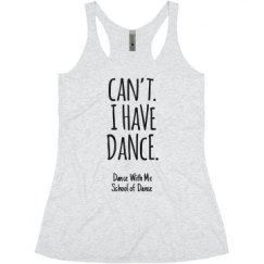 Ladies Slim Fit Super Soft Racerback Triblend Tank