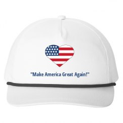 Snapback Five-Panel Rope Hat