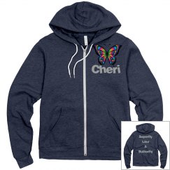 Name butterfly hoodie
