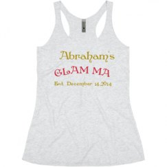 Ladies Slim Fit Super Soft Racerback Triblend Tank