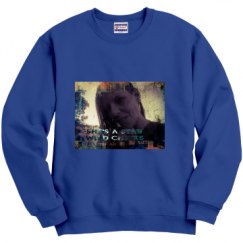 Unisex Film and Foil Crewneck Sweatshirt