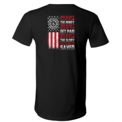 Unisex V-Neck Jersey Tee