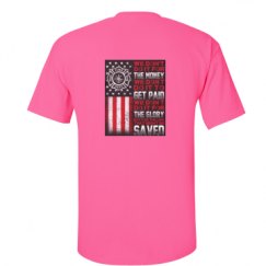 Unisex Ultra Cotton Safety Neon Crewneck Tee