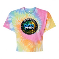 Women's Tie Dye Crop Top Tee