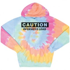 Unisex Tie-Dye Fleece Hoodie