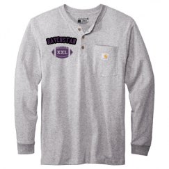 Unisex Carhartt Long Sleeve Henley Tee