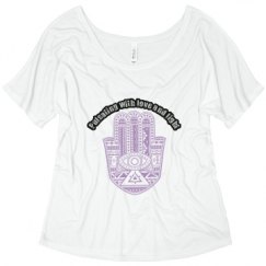 Ladies Flowy Slouchy Tee