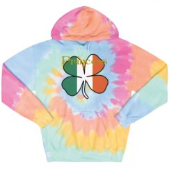 Unisex Tie-Dye Fleece Hoodie