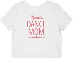 Ladies Slim Fit Crop Top Tee