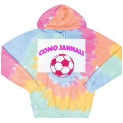 Unisex Tie-Dye Fleece Hoodie