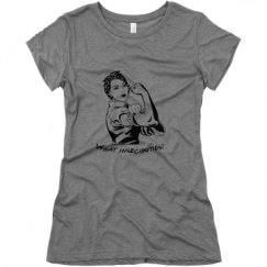 Ladies Slim Fit Super Soft Triblend Tee