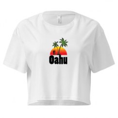 Ladies Festival Cali Crop Top Tee