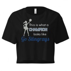 Ladies Festival Cali Crop Top Tee