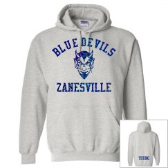 ZHS Glitter w/name on back