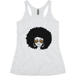 Ladies Slim Fit Super Soft Racerback Triblend Tank