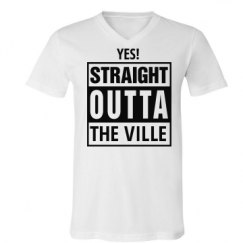 Unisex V-Neck Jersey Tee