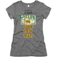 Ladies Slim Fit Super Soft Triblend Tee