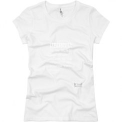 Ladies Slim Fit Basic Promo Jersey Tee