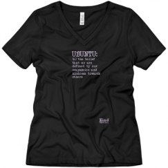 Ladies Relaxed Fit V-Neck Tee