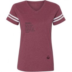 Ladies Relaxed Fit Vintage Sports Tee
