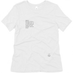 Ladies Relaxed Fit Super Soft Triblend Tee