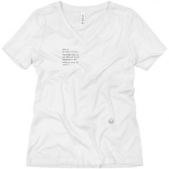 Ladies Relaxed Fit V-Neck Tee
