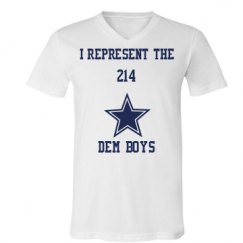 Unisex V-Neck Jersey Tee