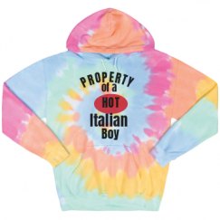 Unisex Tie-Dye Fleece Hoodie