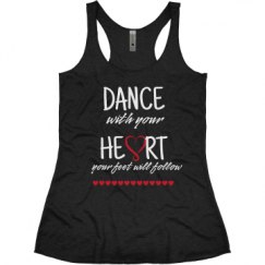 Ladies Slim Fit Super Soft Racerback Triblend Tank