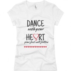 Ladies Slim Fit Basic Promo Jersey Tee