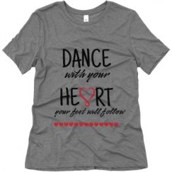 Ladies Relaxed Fit Super Soft Triblend Tee