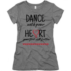 Ladies Slim Fit Super Soft Triblend Tee